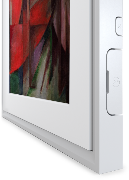 Bild på 21,5 tum (55 cm) Canvas, vit ram