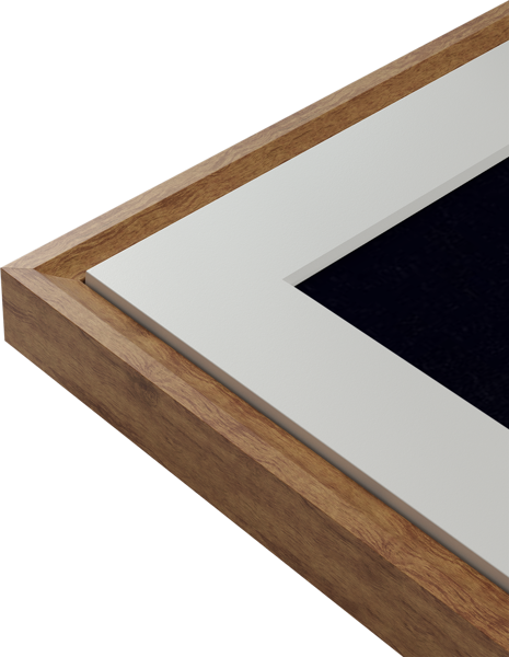 Bild på 27 tum (69 cm) Canvas, ram i mörkt trä