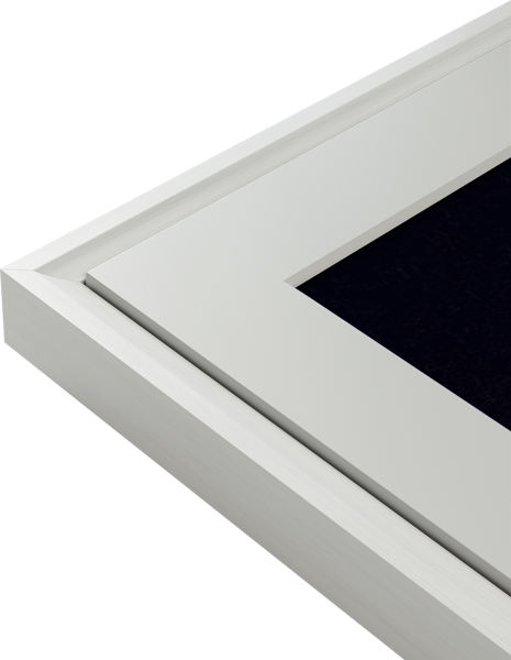 Bild på 27 tum (69 cm) Canvas, vit ram