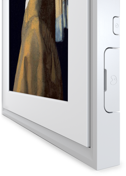 Bild på 27 tum (69 cm) Canvas, vit ram