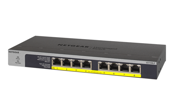 Bild på 8-Port Gigabit Ethernet PoE/PoE+ Switch