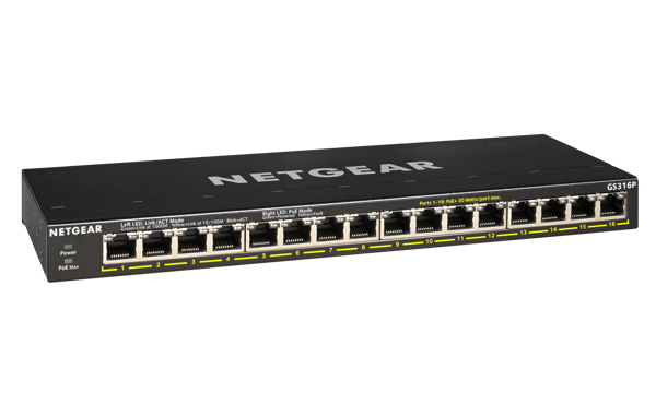 Bild på 16-Port PoE Gigabit Ethernet Switch