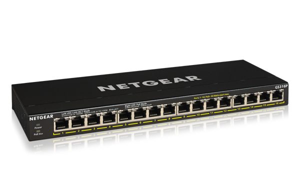 Bild på 16-Port PoE Gigabit Ethernet Switch