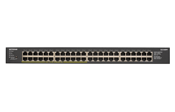 Bild på 48-Port PoE+ Gigabit Ethernet Switch