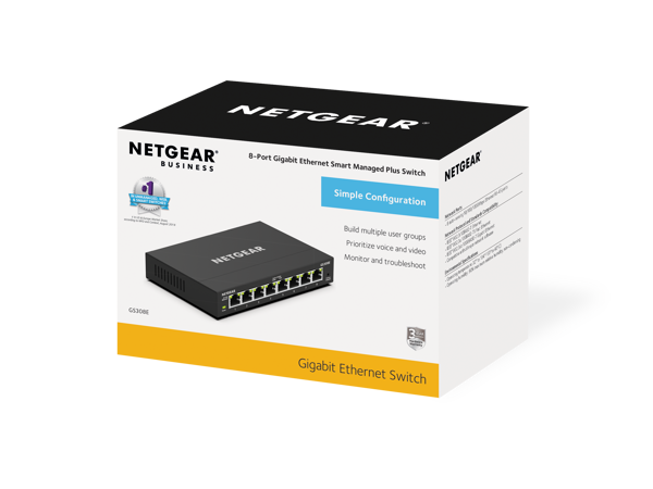 Bild på 8-Port Gigabit Ethernet Smart Managed Plus Switch
