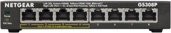 Bild på 8-Port PoE Gigabit Ethernet Switch