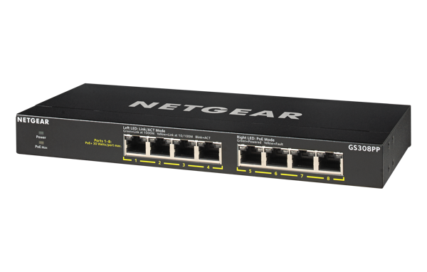Bild på 8-Port PoE+ Gigabit Ethernet Switch