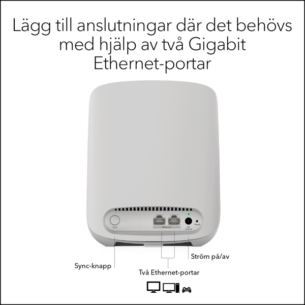 Bild på AX1800 WiFi 6 Whole Home Mesh WiFi Add-on Satellite (RBS350)