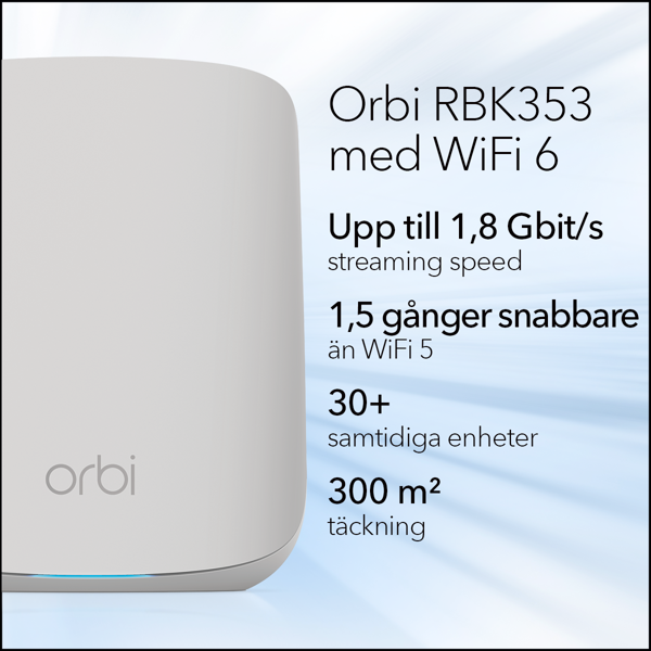 Bild på AX1800 WiFi 6 Whole Home Mesh WiFi System (RBK353)
