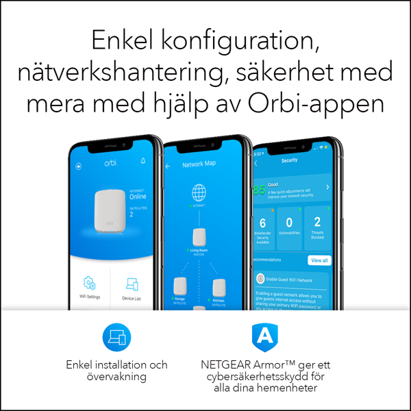 Bild på AX1800 WiFi 6 Whole Home Mesh WiFi System (RBK353)