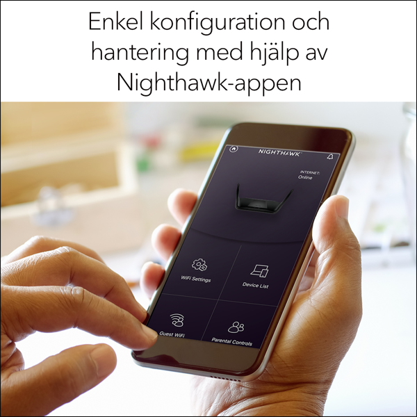 Bild på AX6600 8-stream Tri-band WiFi 6 Router (RAX70)