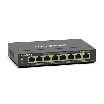 Bild på 8-Port Gigabit Ethernet PoE+ Smart Managed Plus Switch