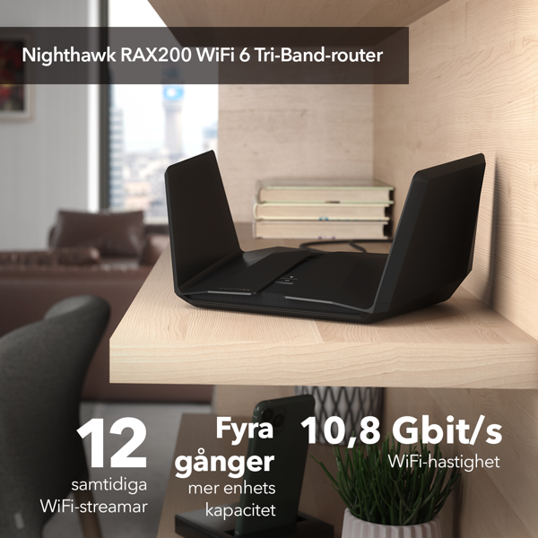 Bild på AX11000 WiFi 6 Router (RAX200)