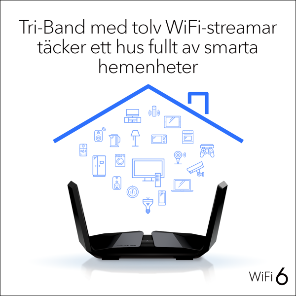 Bild på AX11000 WiFi 6 Router (RAX200)
