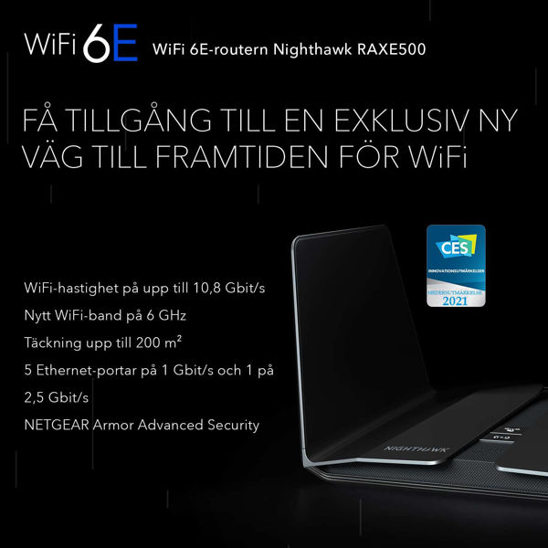 Bild på AXE11000 12-Stream WiFi 6E Router (RAXE500)