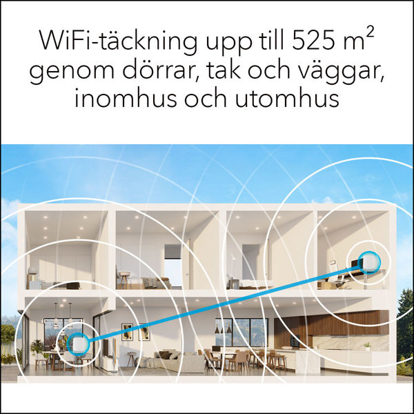 Bild på AX5400  WiFi 6 Whole Home Mesh WiFi System (RBK763S)