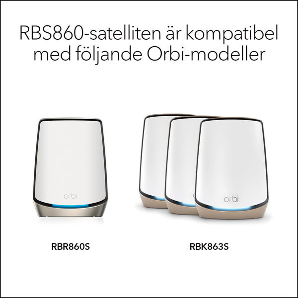 Bild på AX6000 WiFi 6 Whole Home Mesh WiFi Add-on Satellite (RBS860)
