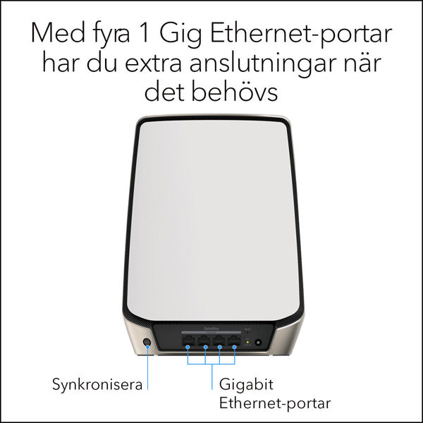 Bild på AX6000 WiFi 6 Whole Home Mesh WiFi Add-on Satellite (RBS860)