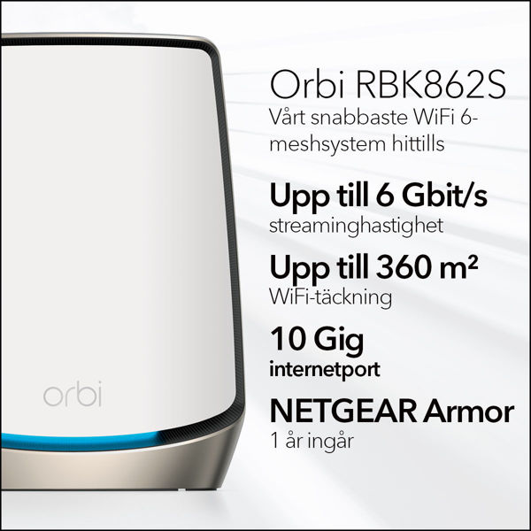 Bild på AX6000 WiFi 6 Whole Home Mesh WiFi System (RBK862S)