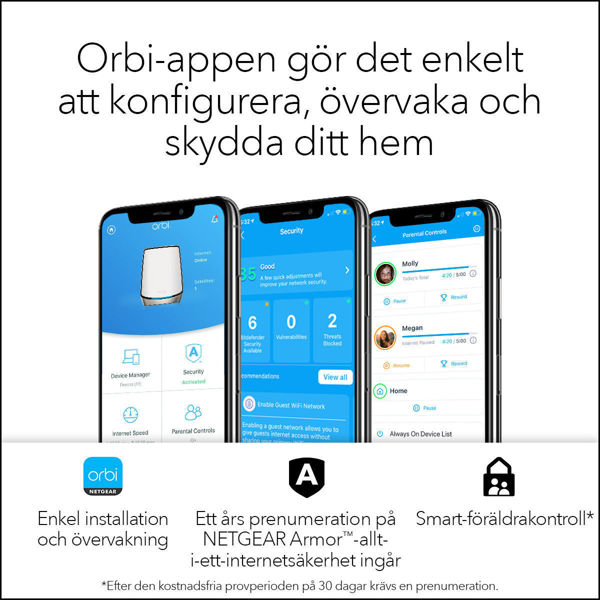 Bild på AX6000 WiFi 6 Whole Home Mesh WiFi System (RBK862S)