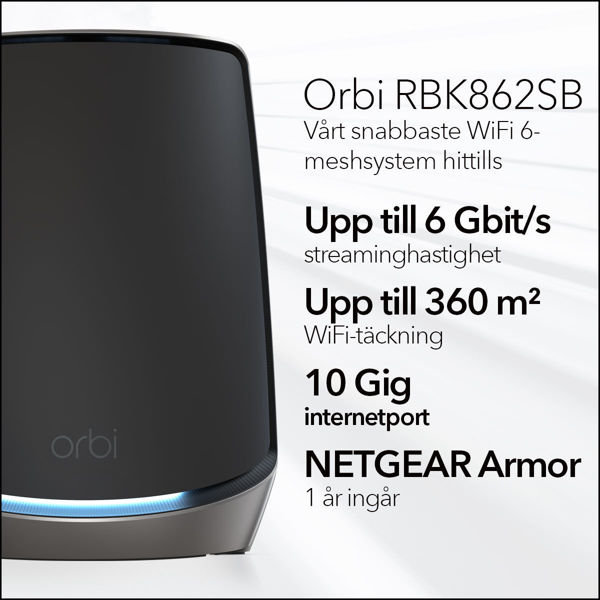 Bild på AX6000 WiFi 6 Whole Home Mesh WiFi System (RBK862SB)