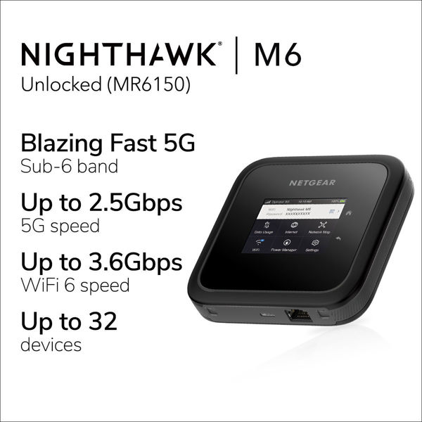 Bild på 5G AXE3600 WiFi 6 Mobile Router (MR6150)
