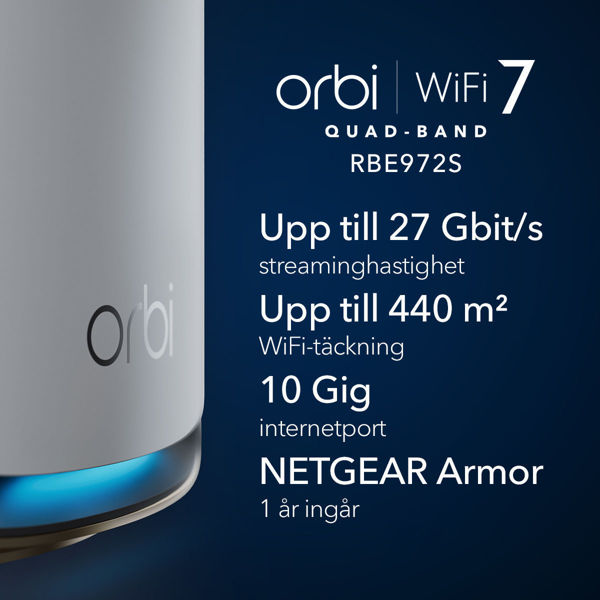 Bild på BE27000 Quad Band WiFi 7 Mesh system (RBE972S)