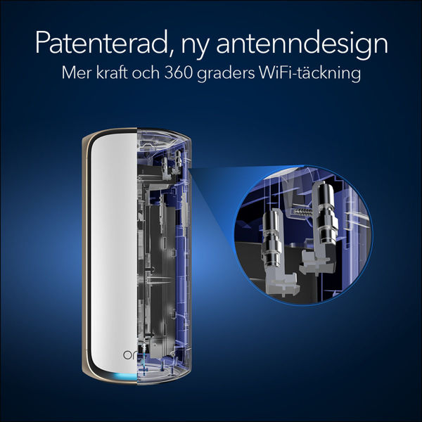 Bild på BE27000 Quad Band WiFi 7 Mesh system (RBE972S)