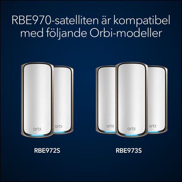 Bild på BE27000 Quad Band WiFi 7 satellite (RBE970)