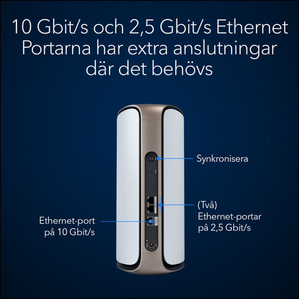 Bild på BE27000 Quad Band WiFi 7 satellite (RBE970)