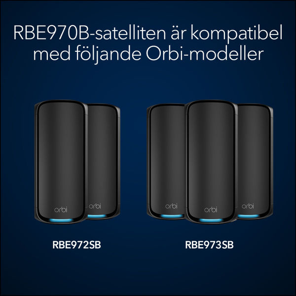 Bild på BE27000 Quad Band WiFi 7 satellite (RBE970B)