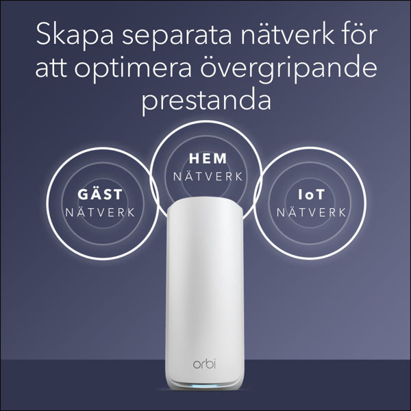 Bild på NETGEAR Orbi 870 Series Tri-band WiFi 7 Mesh System (RBE873)