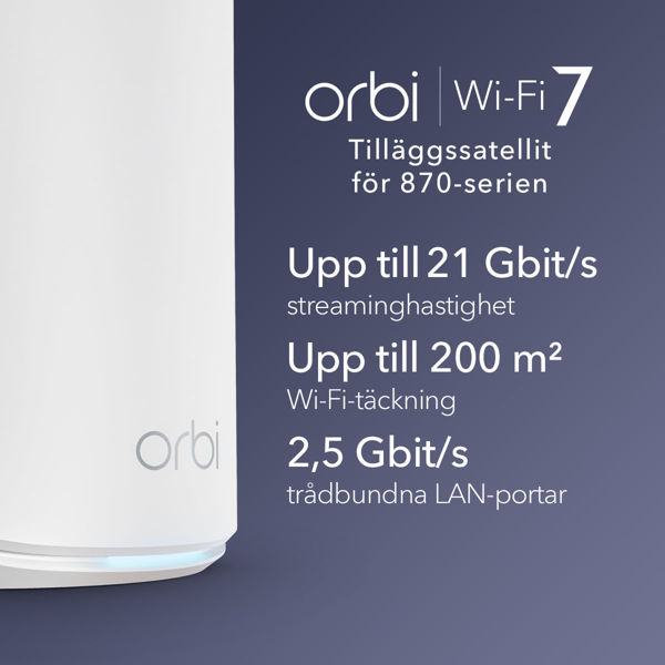 Bild på Netgear ORBI8 TB WIFI7 Satellite (RBE870)