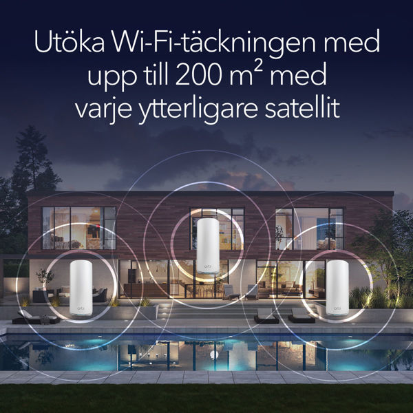 Bild på Netgear ORBI8 TB WIFI7 Satellite (RBE870)