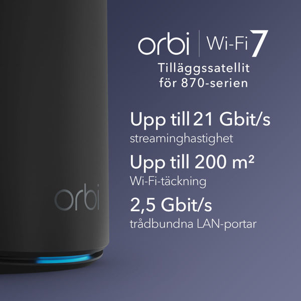 Bild på Netgear ORBI8 TB WIFI7 Satellite (RBE870B)