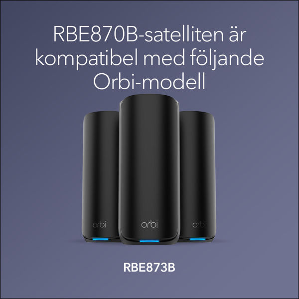 Bild på Netgear ORBI8 TB WIFI7 Satellite (RBE870B)