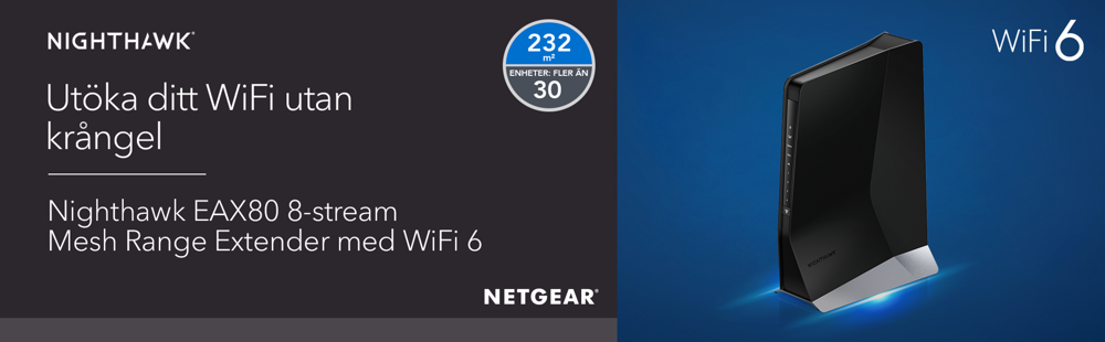 8-Stream WiFi 6 Mesh Extender (EAX80)