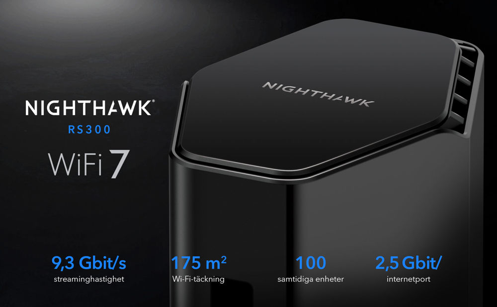 WiFi 7 Tri-Band Router (RS300-100EUS)