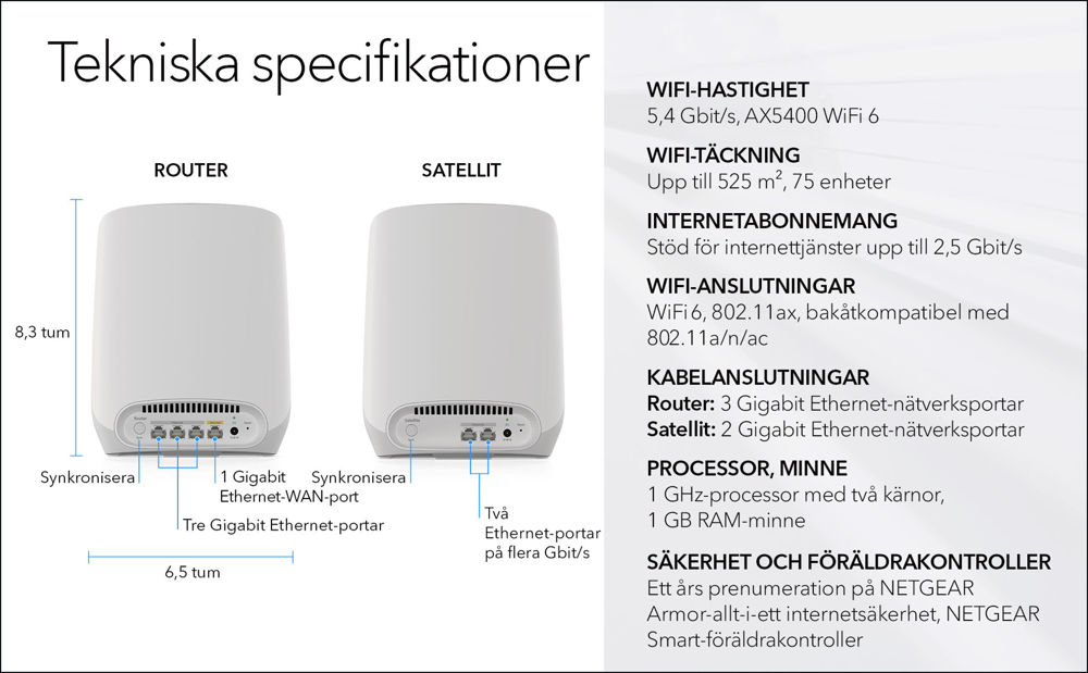 ORBI 760 SATELLITE (RBS760-100EUS)